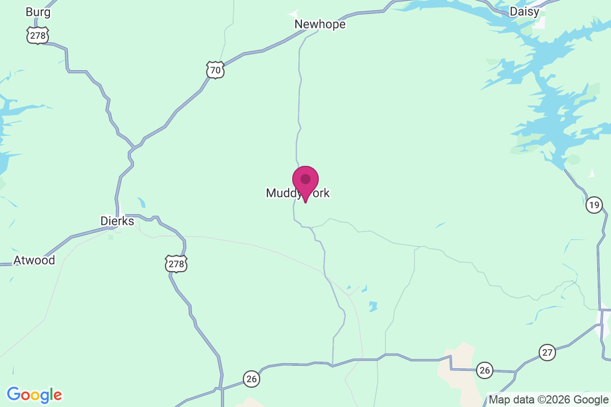 Carte de Muddy Fork