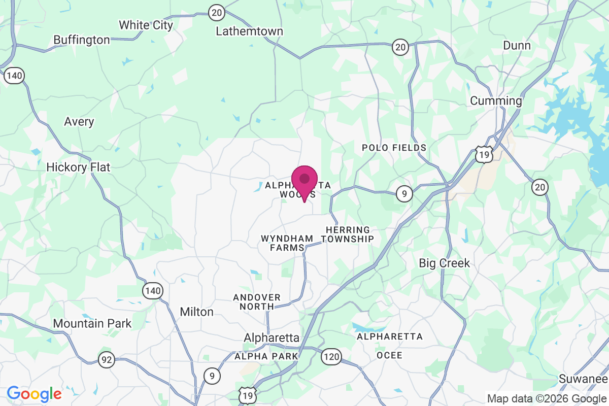 Carte de Alpharetta Woods