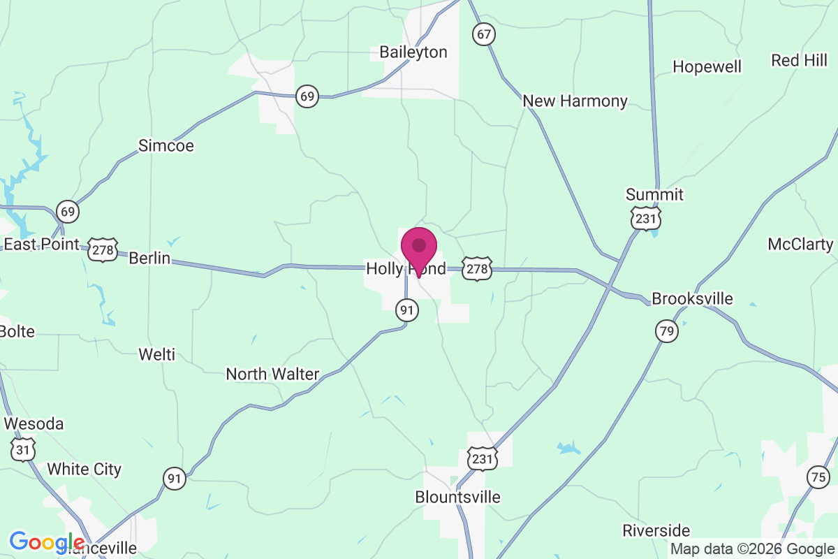 Carte de Holly Pond