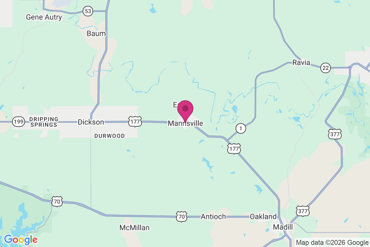 Carte de Mannsville