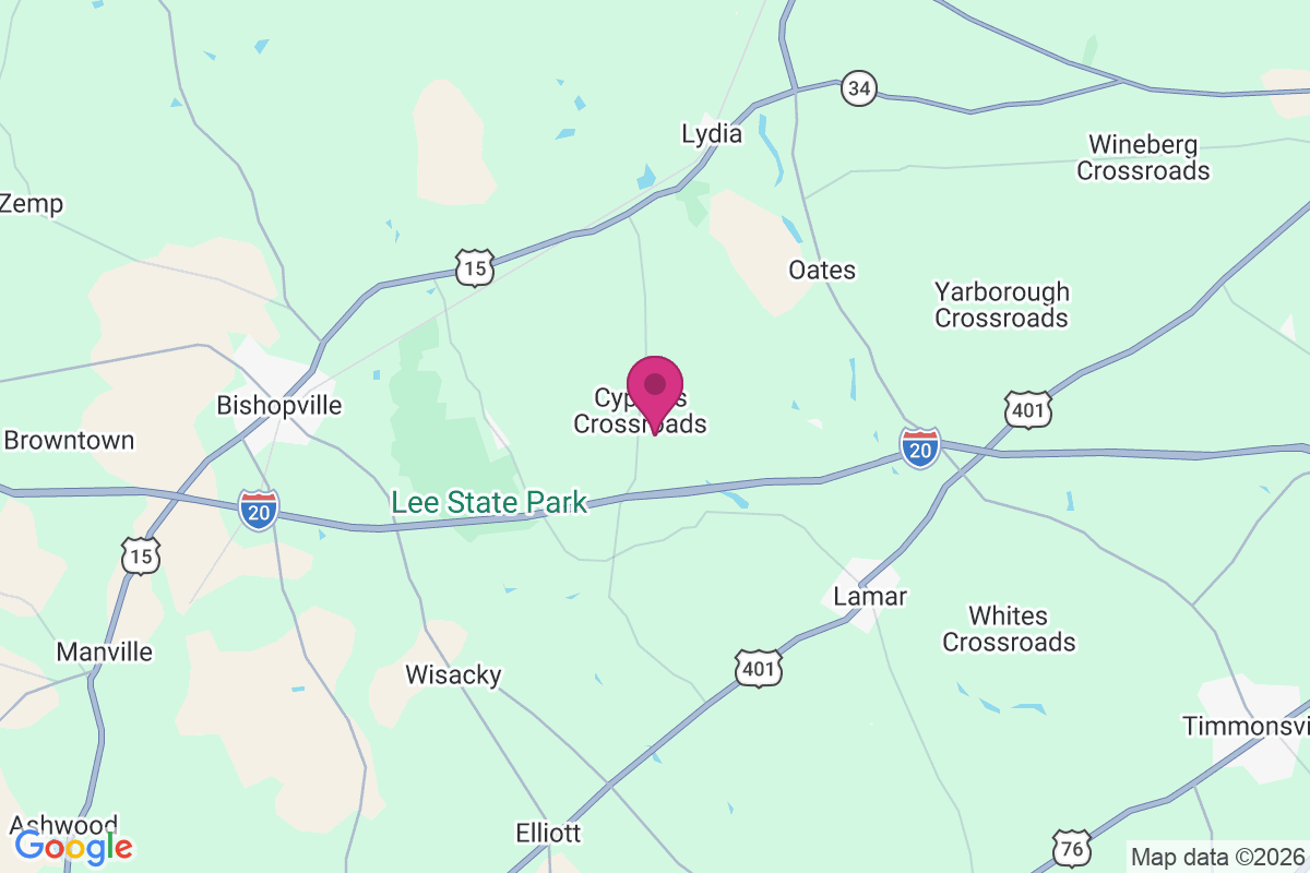 Carte de Cypress Crossroads