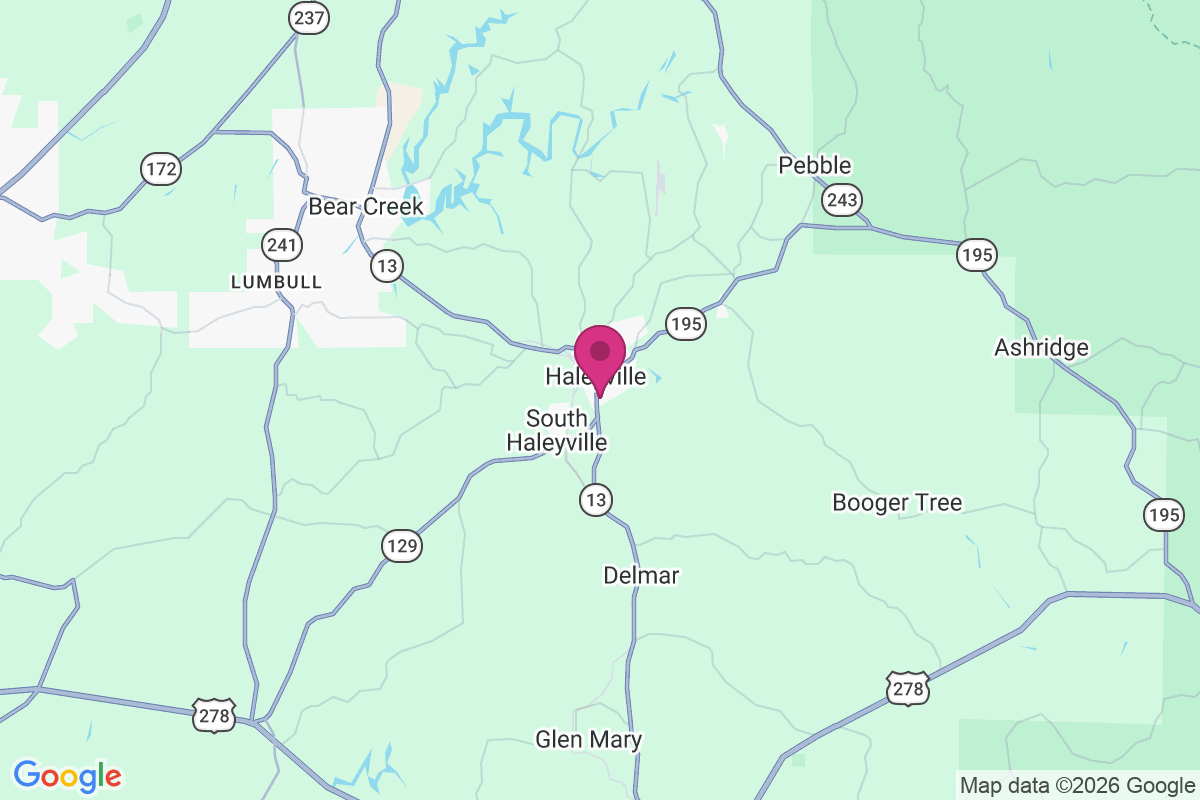 Carte de Haleyville