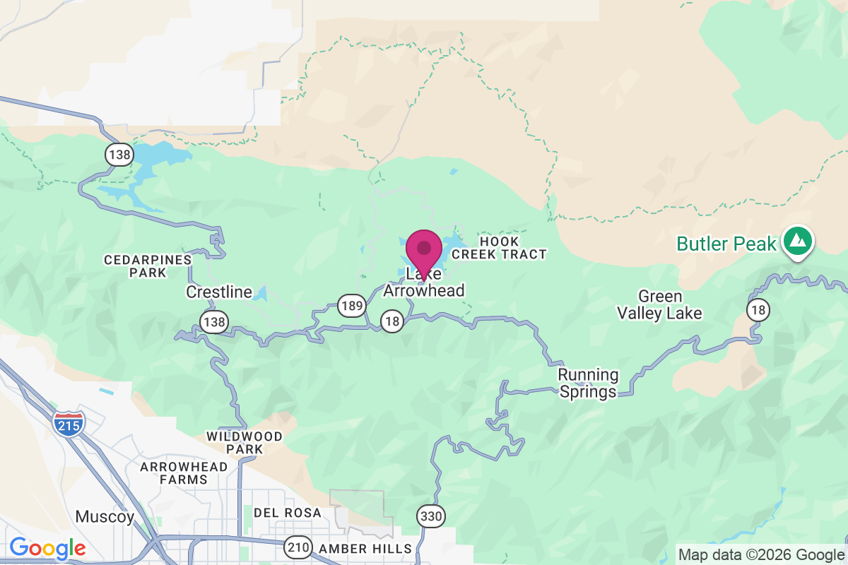 Carte de Lake Arrowhead