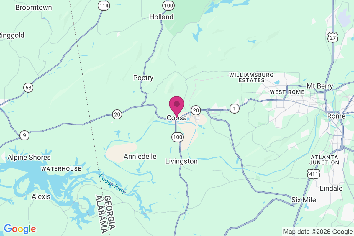 Carte de Coosa