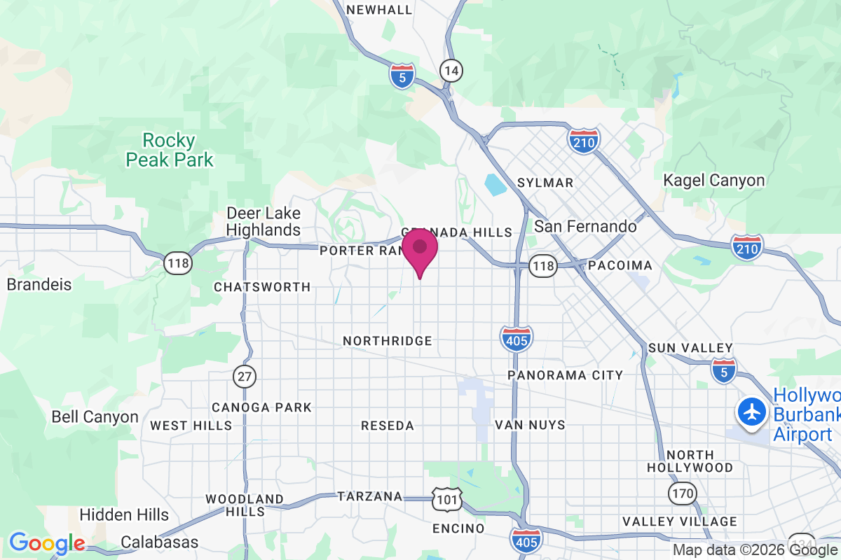 Carte de Granada Hills