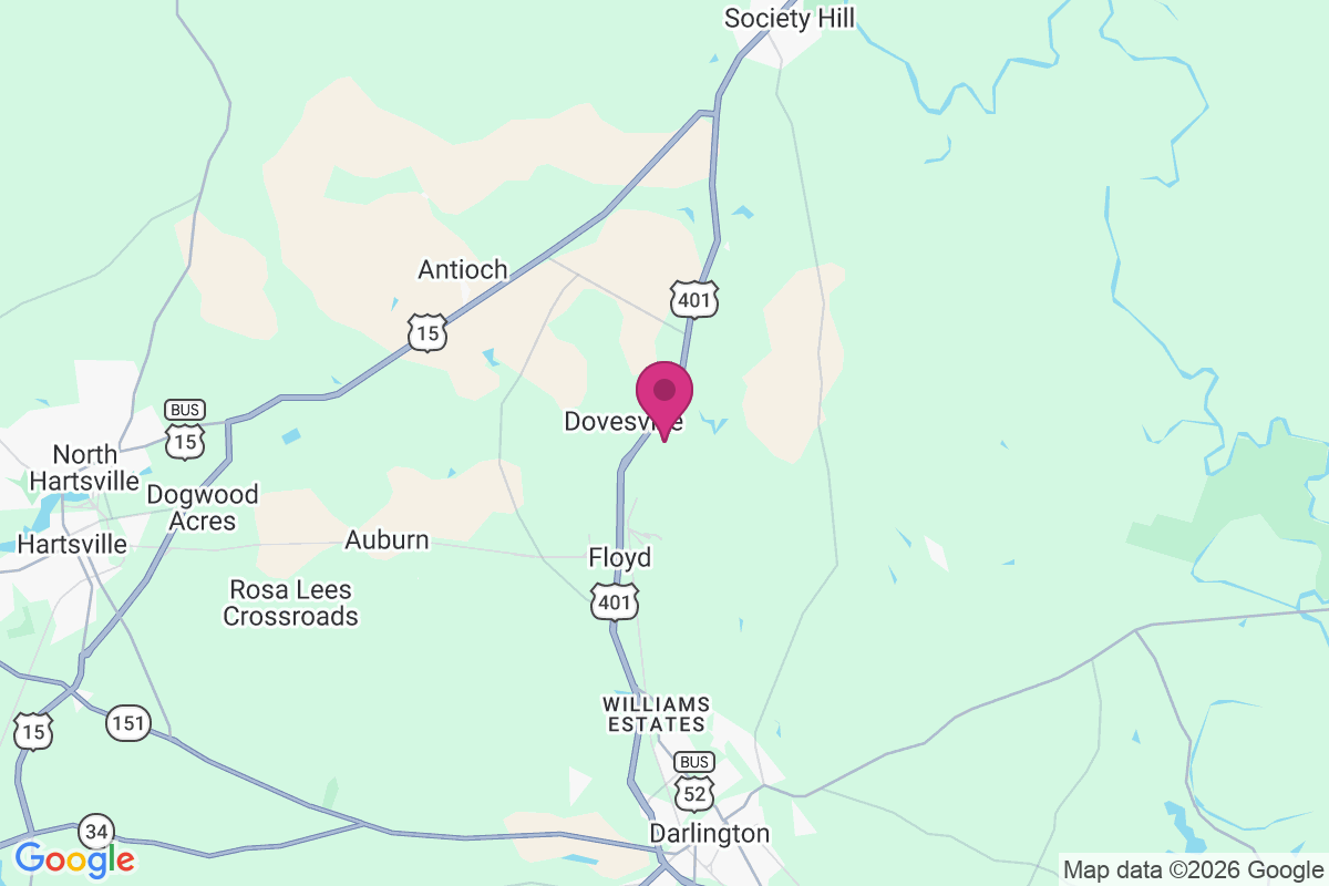 Carte de Dovesville