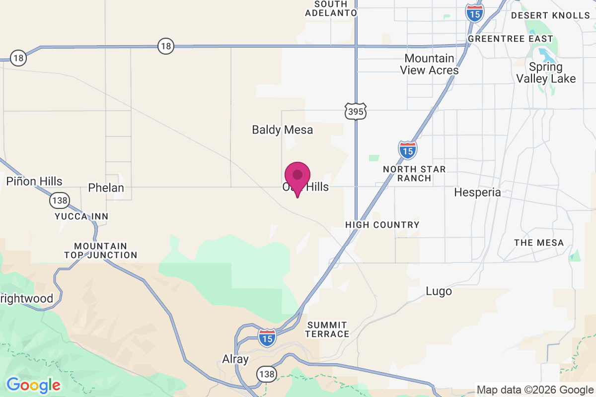 Carte de Golden Valley Acres