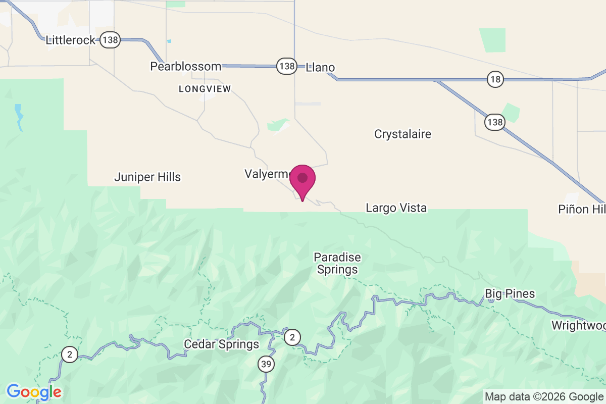 Carte de Big Rock Springs