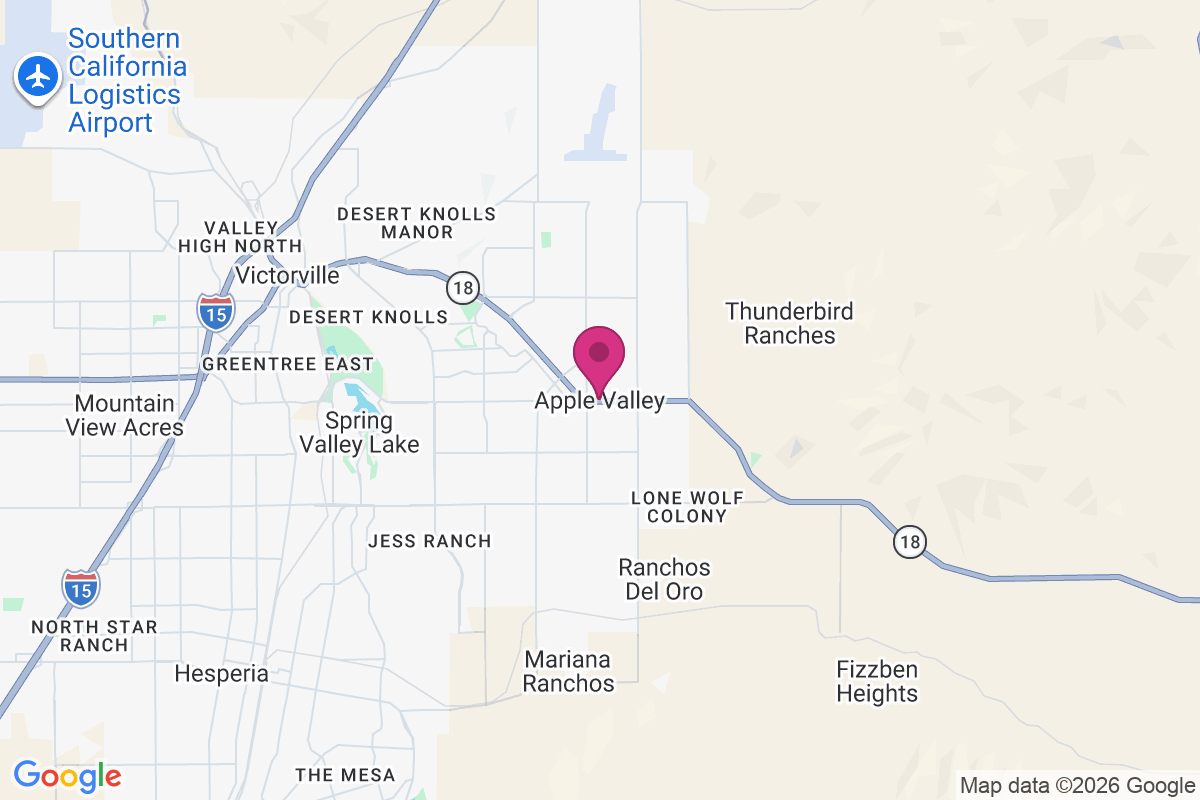 Carte de Apple Valley
