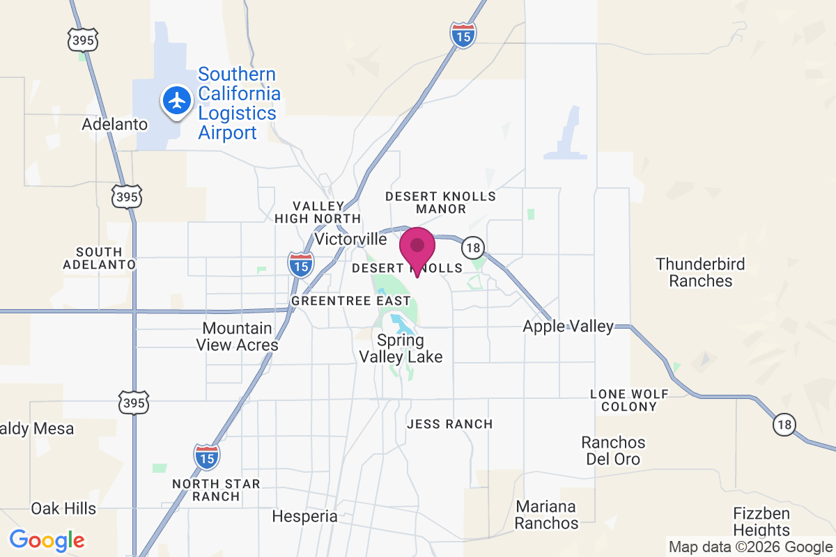 Carte de Desert Knolls