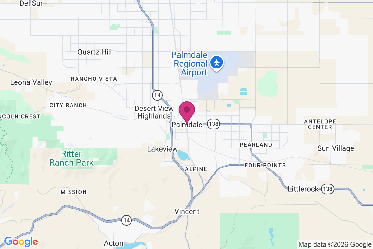 Carte de Palmdale
