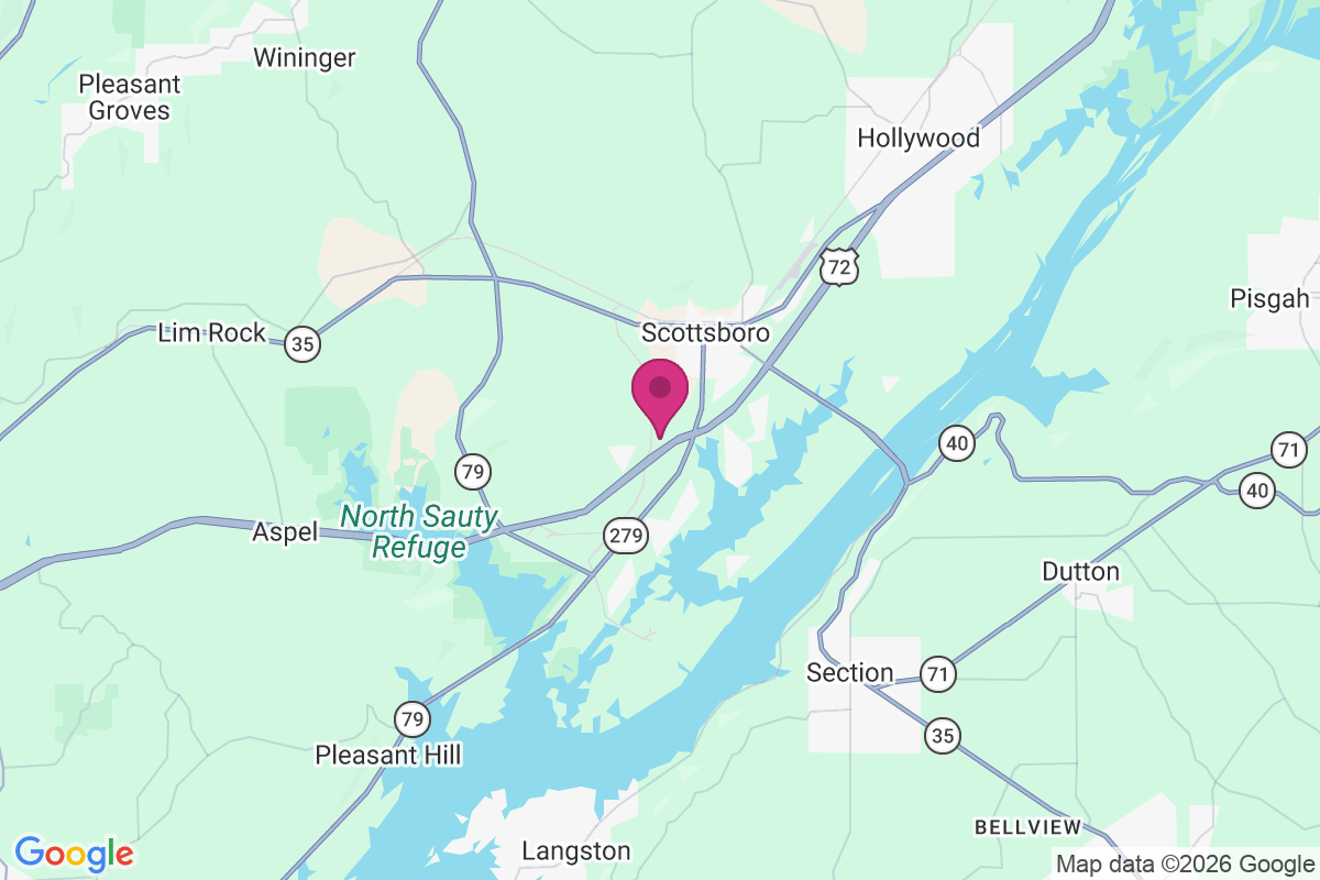 Carte de Scottsboro