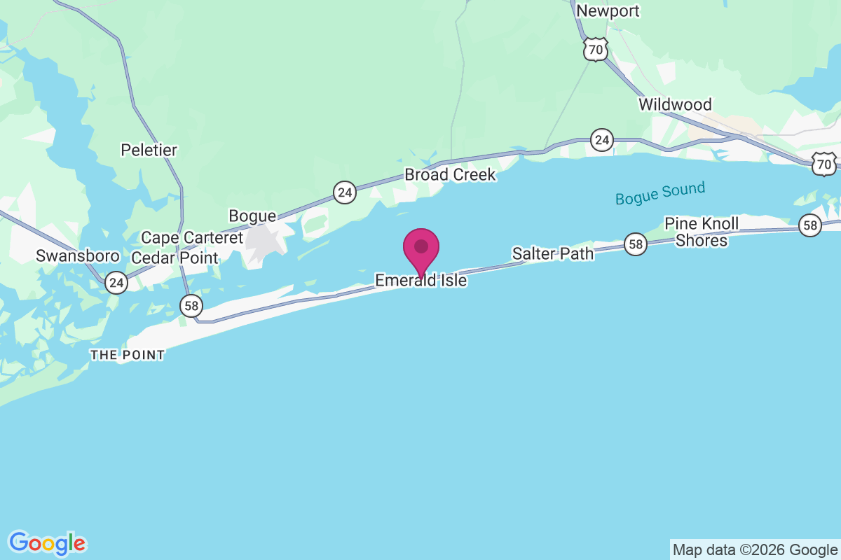 Carte de Emerald Isle