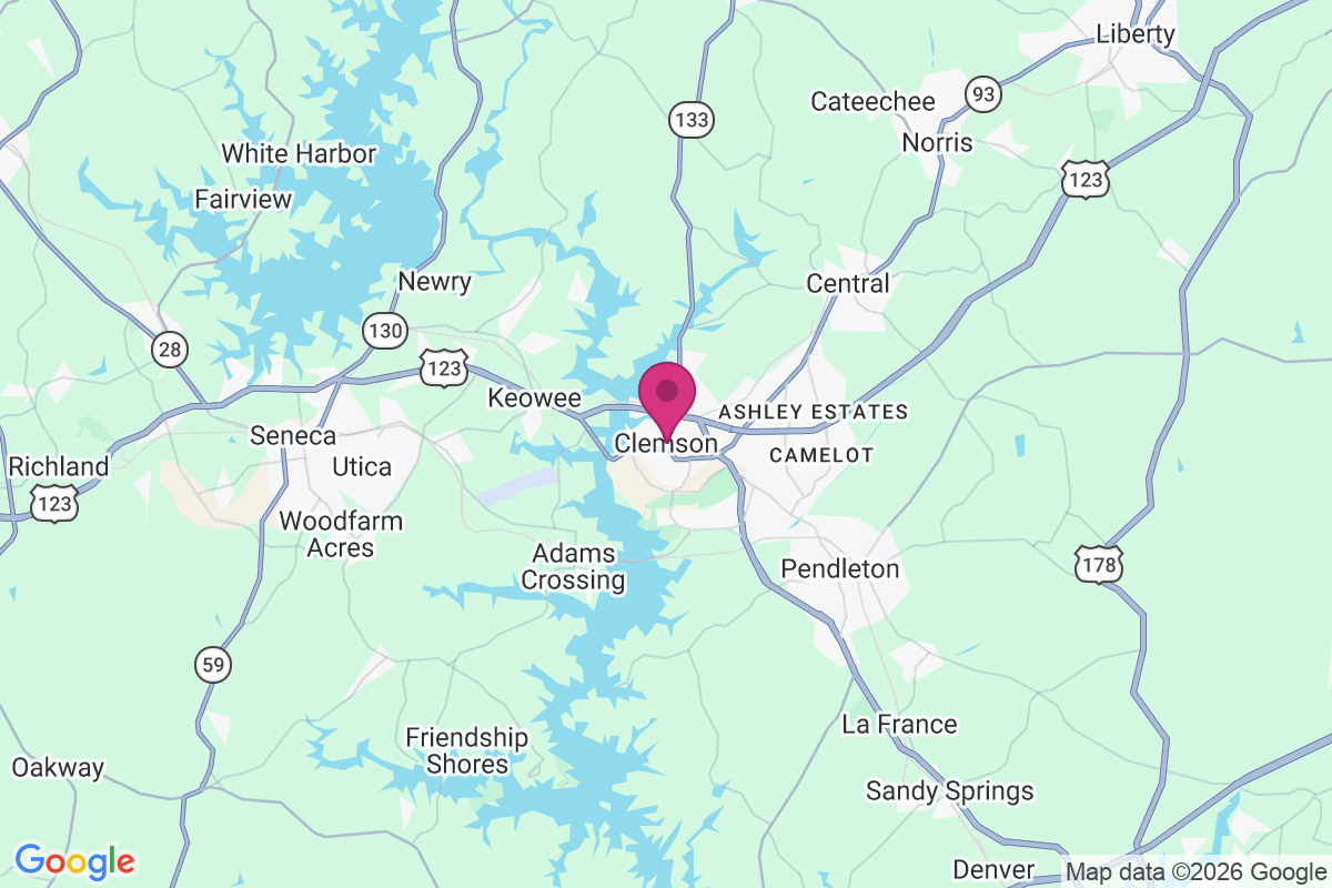 Carte de Clemson
