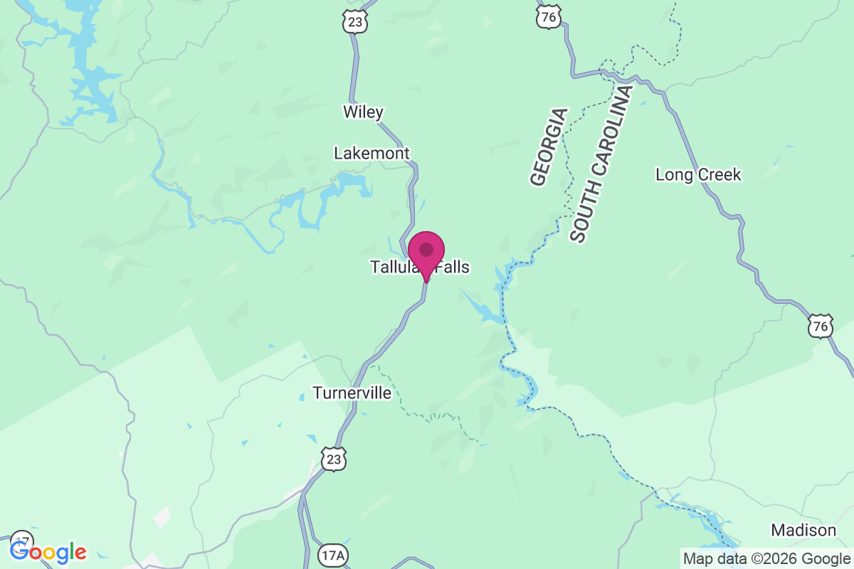 Carte de Tallulah Falls