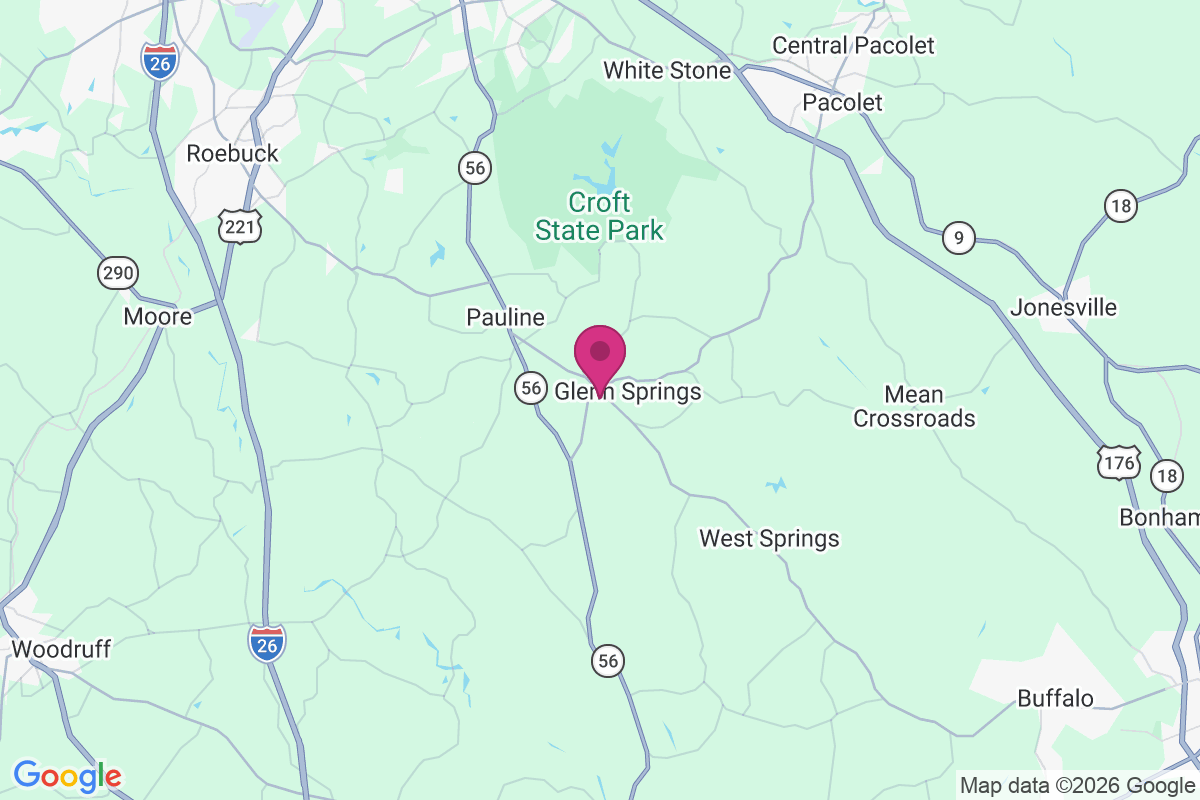 Carte de Glenn Springs