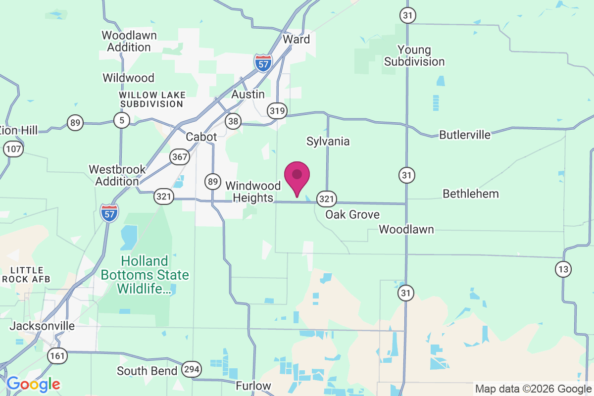 Carte de Fulmer Field Estates