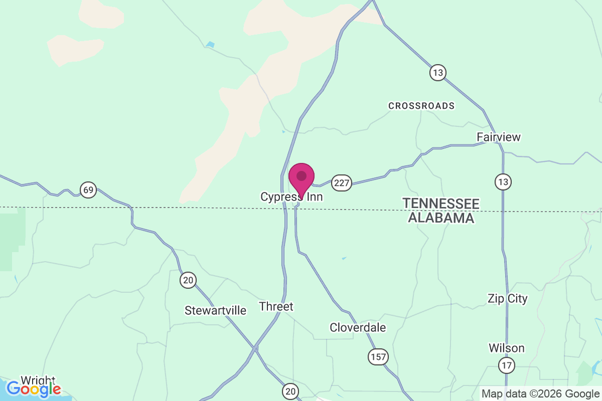 Carte de Cypress Inn