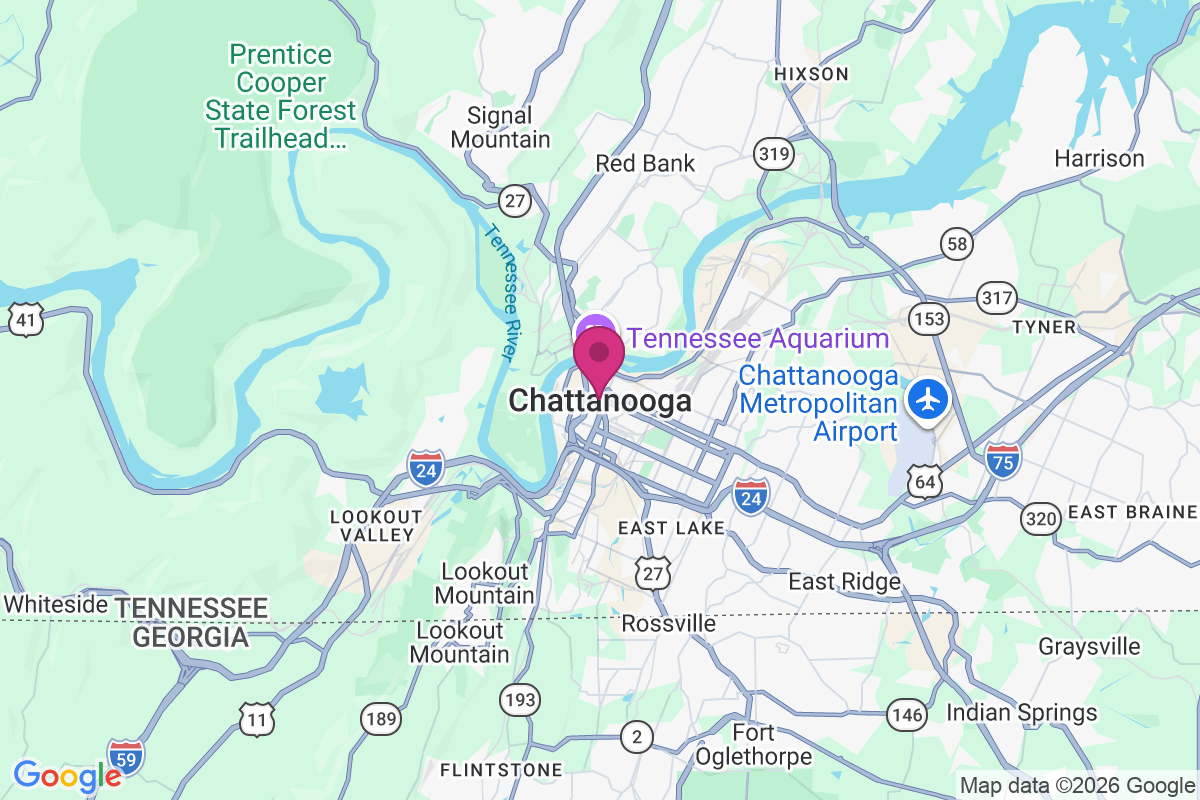 Carte de Chattanooga