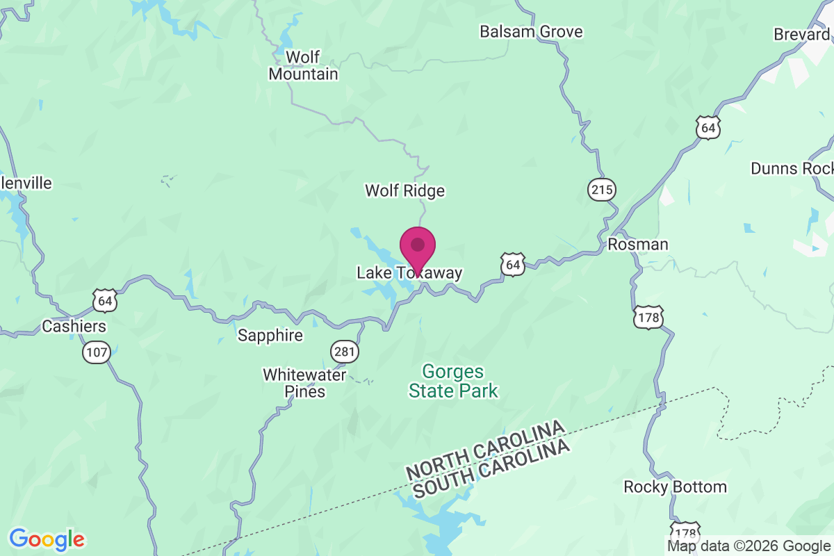 Carte de Lake Toxaway