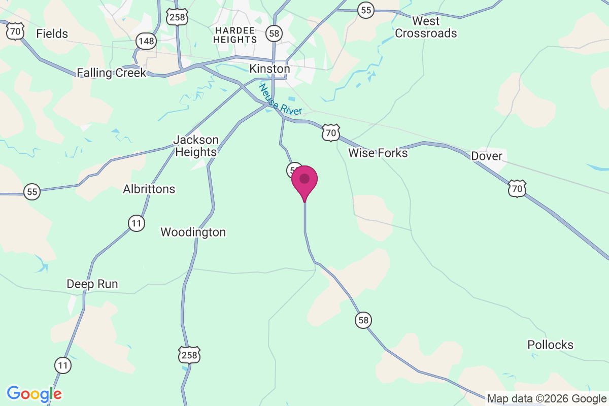 Carte de Loftins Crossroads