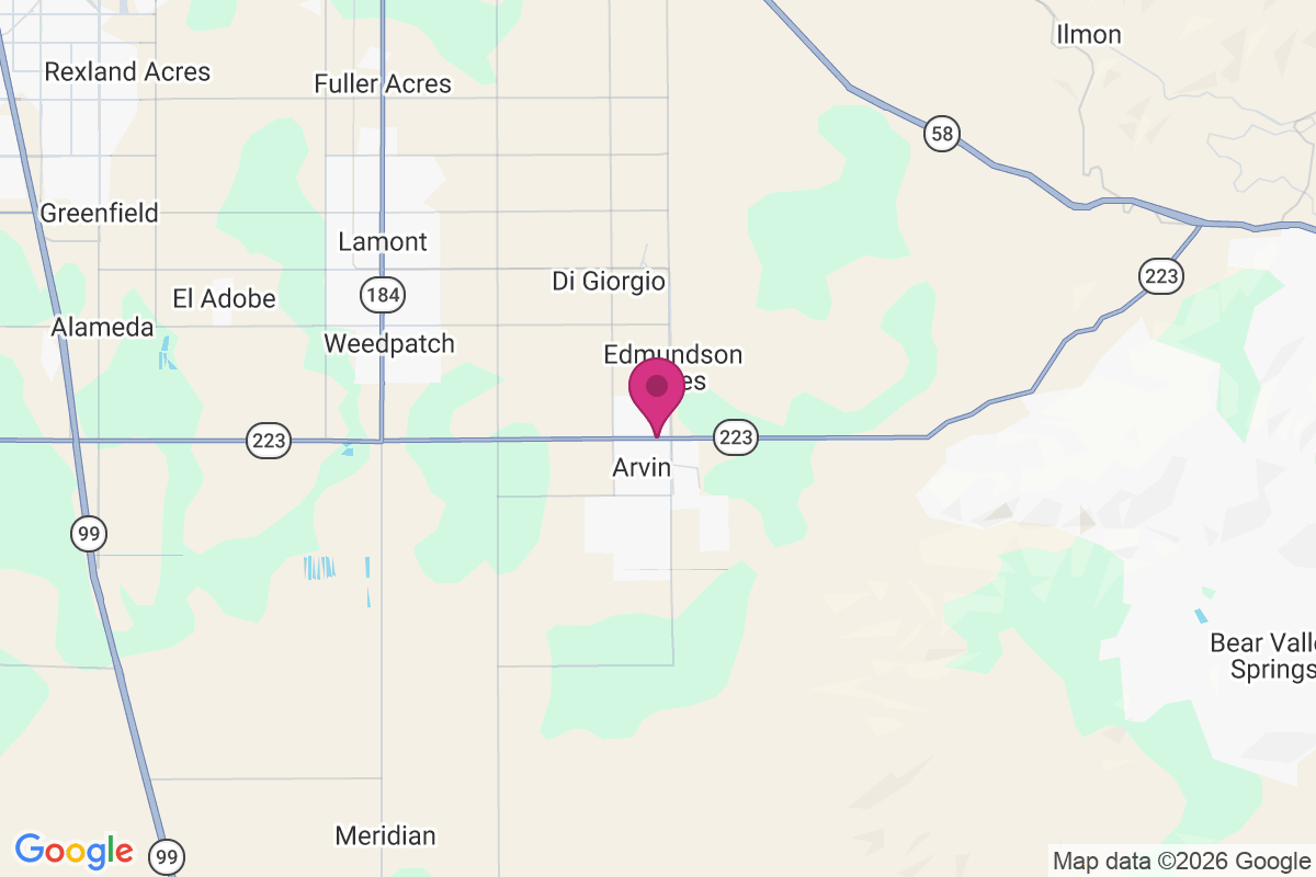 Carte de Arvin