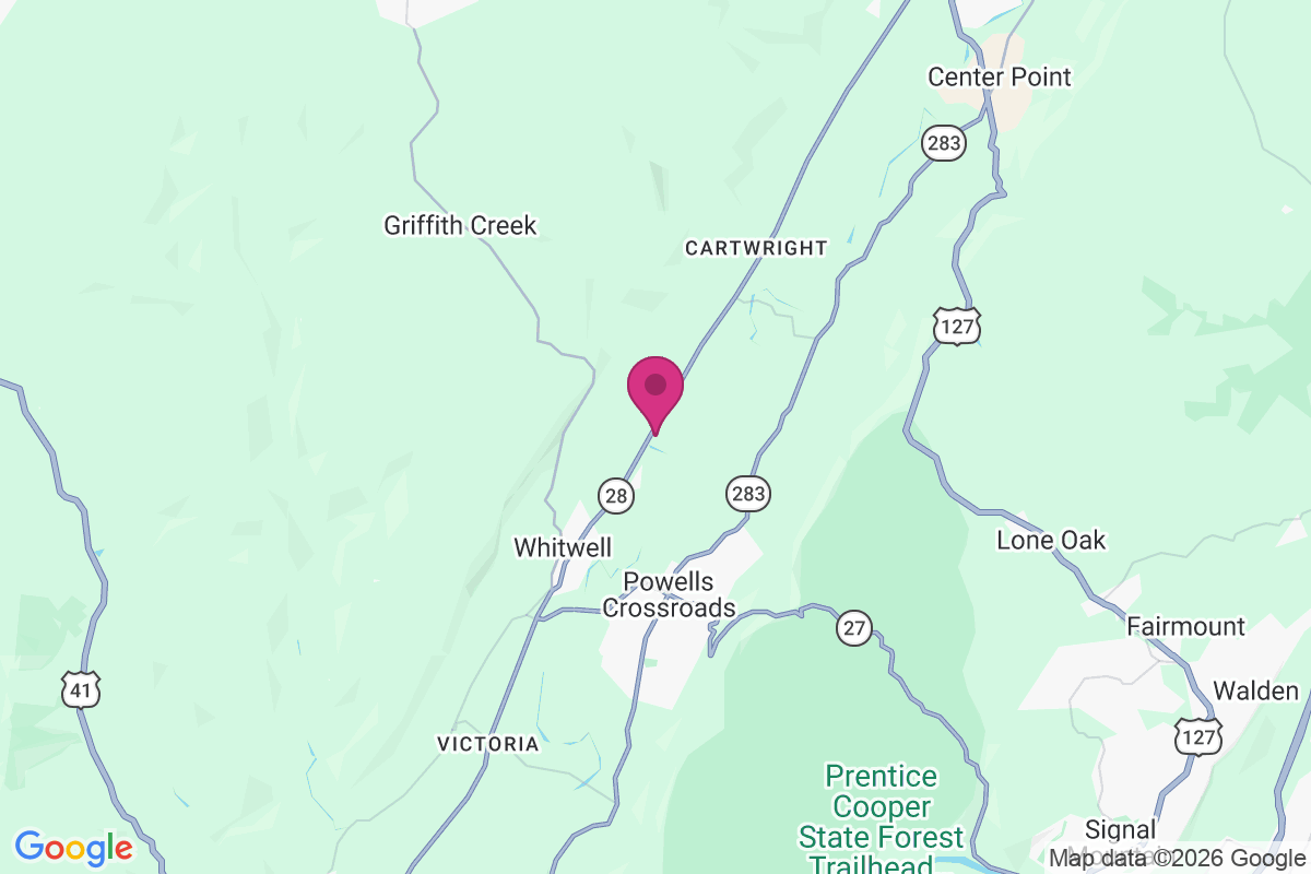 Carte de Shirleyton