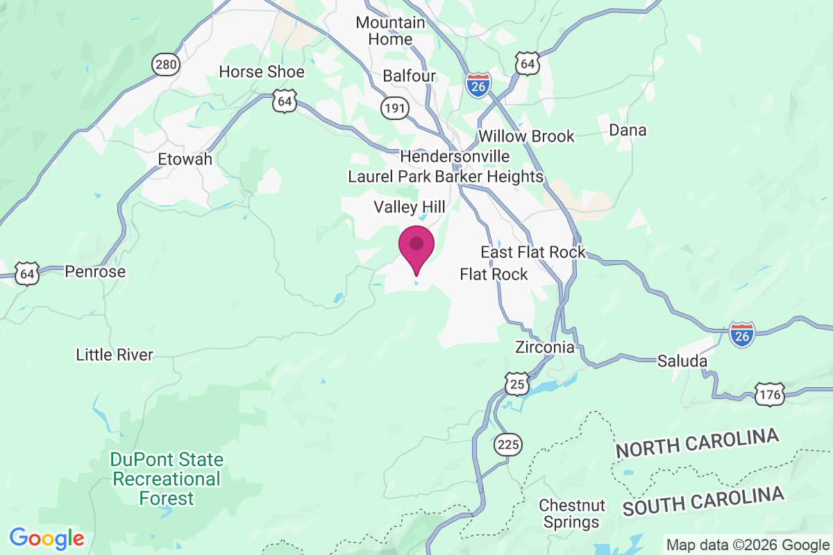 Carte de Kanuga Pines