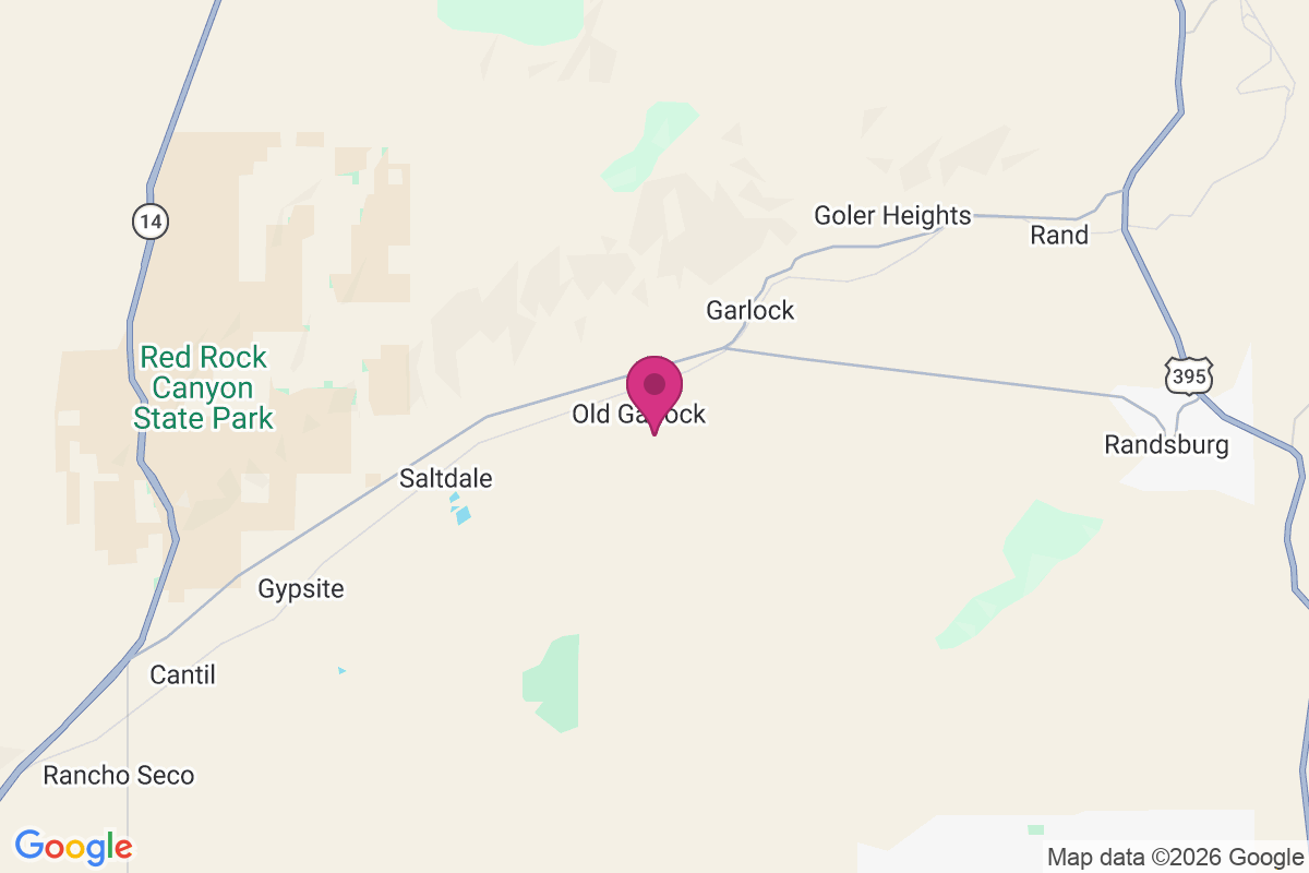 Carte de Old Garlock