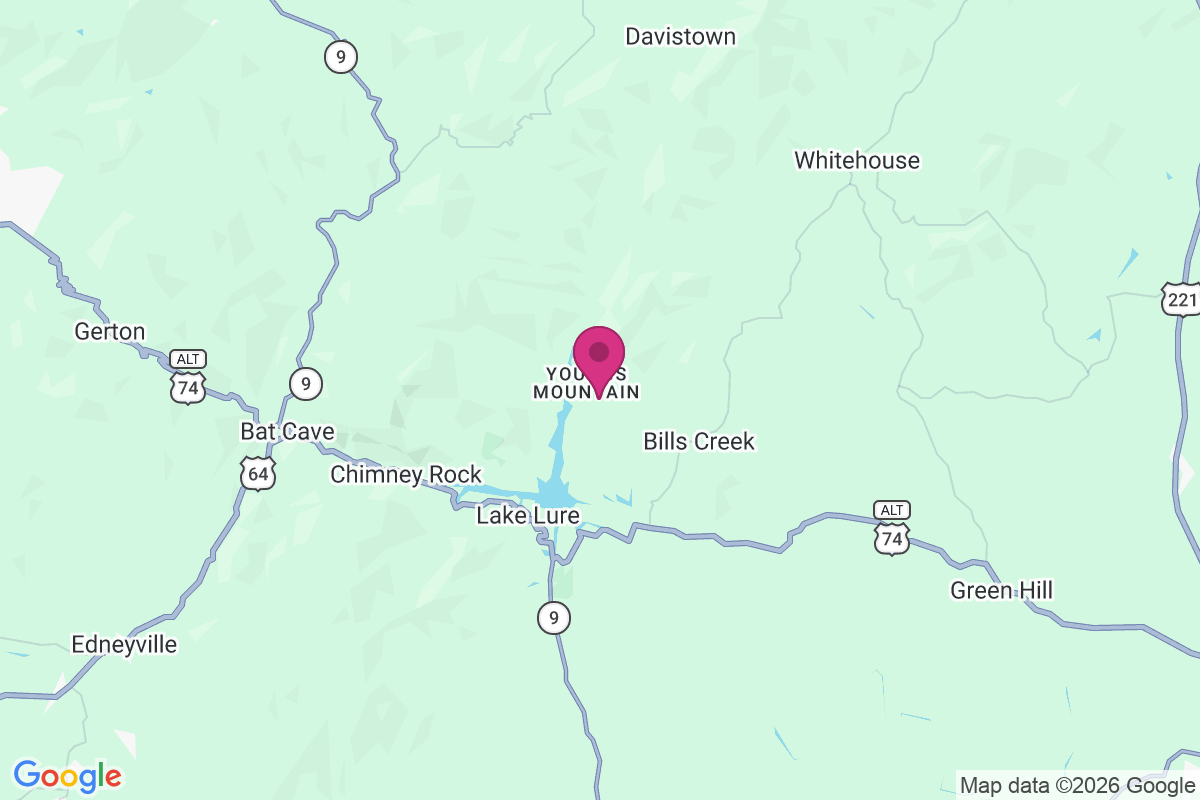 Carte de Youngs Mountain