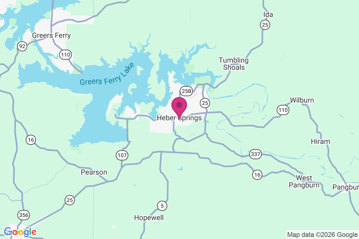 Carte de Heber Springs