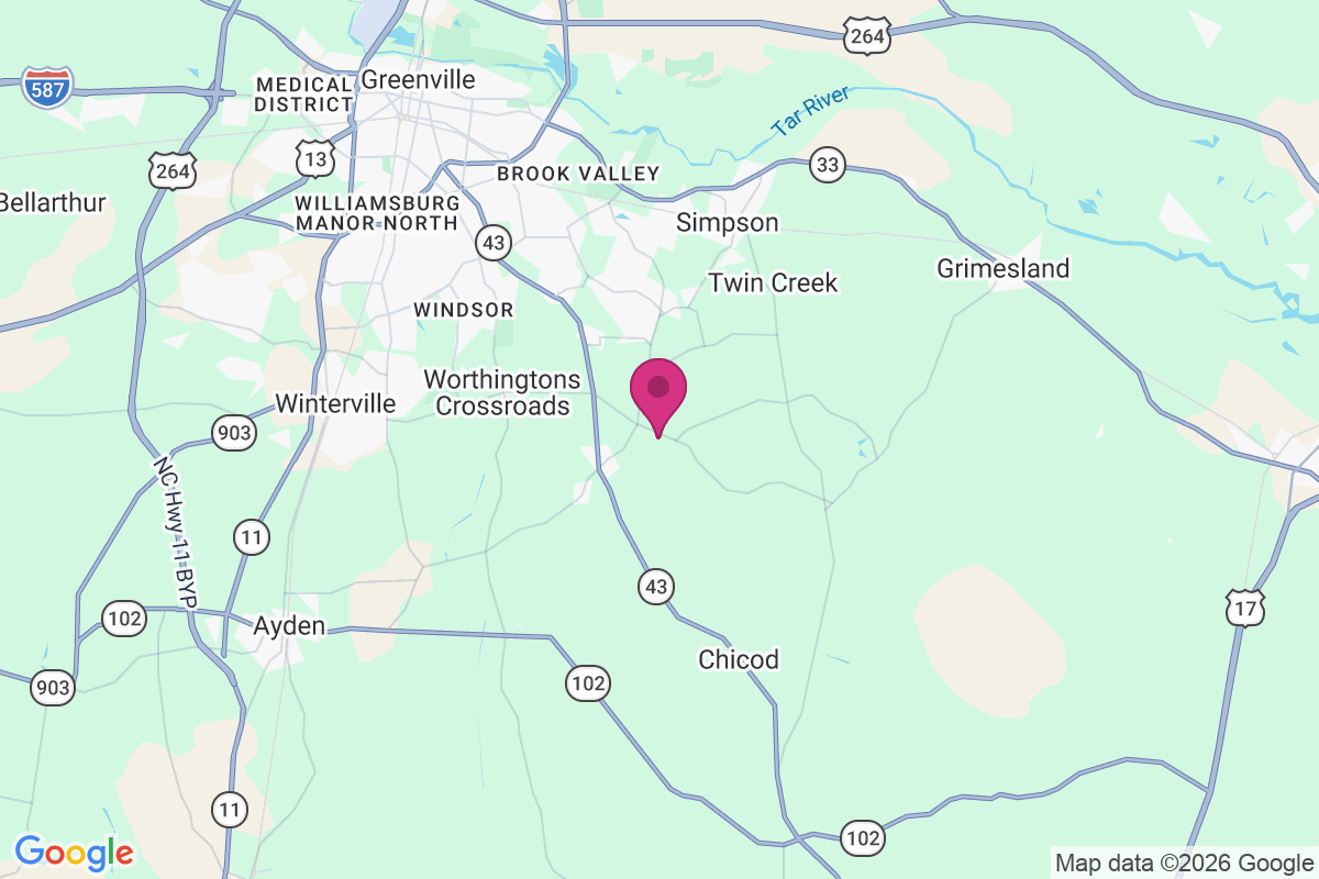 Carte de McGowans Crossroads