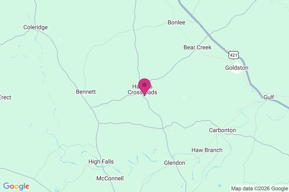 Carte de Harpers Crossroads