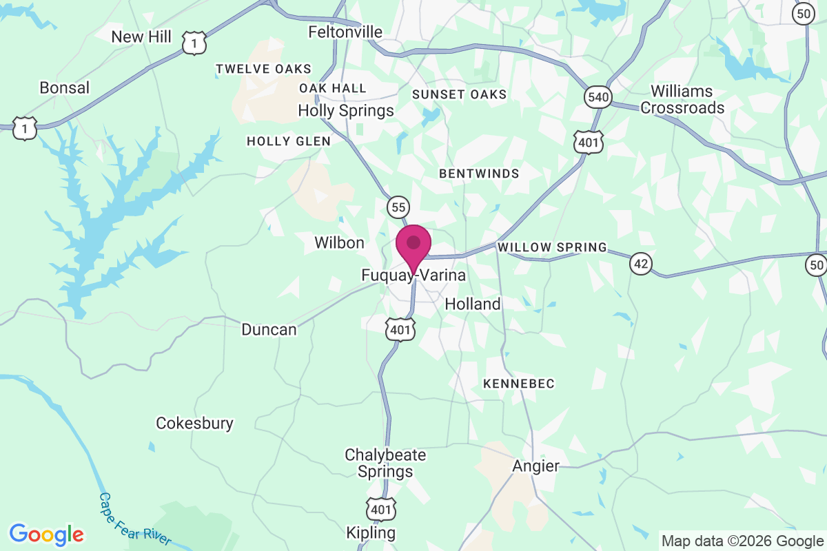 Carte de Fuquay-Varina