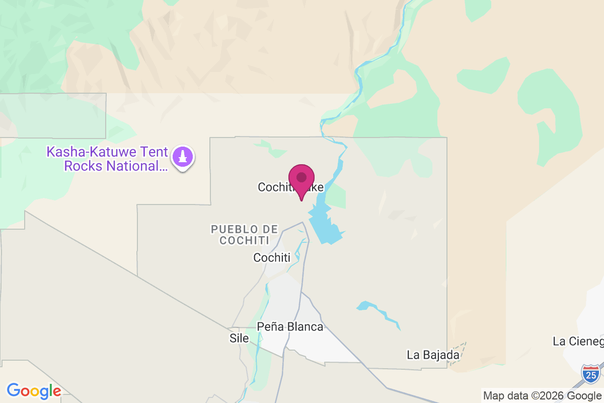 Carte de Cochiti Lake