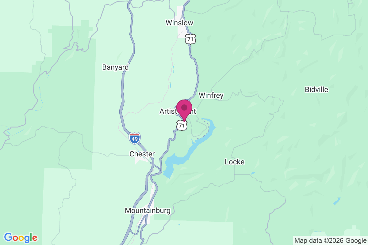 Carte de Artist Point