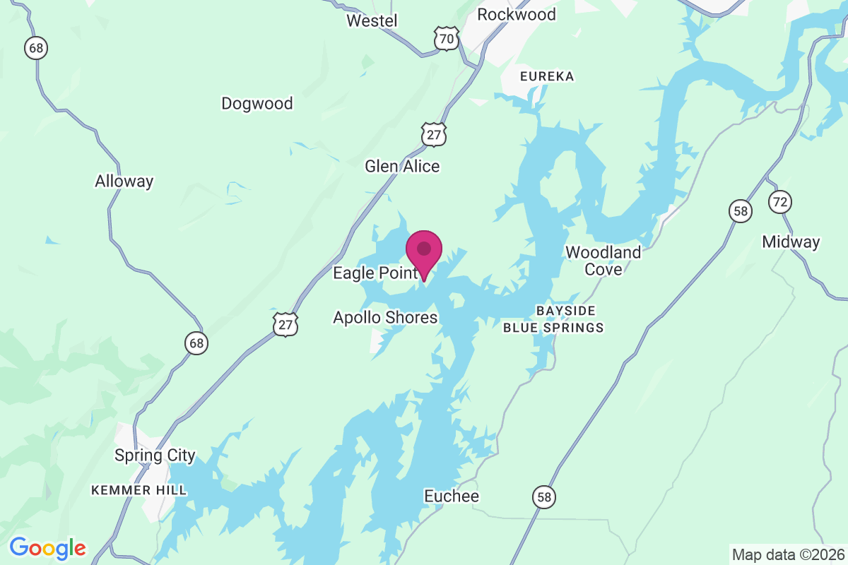 Carte de Eagle Point Cabin Area