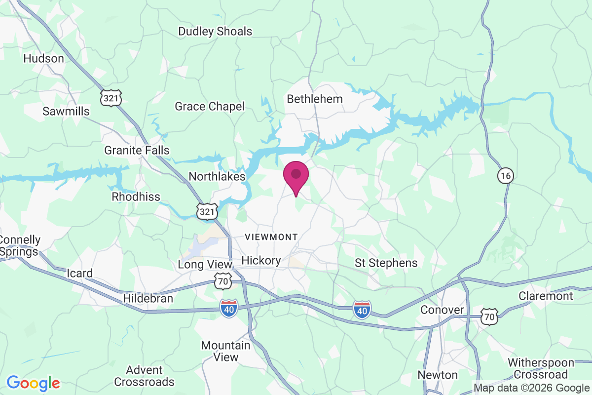 Carte de North Hickory