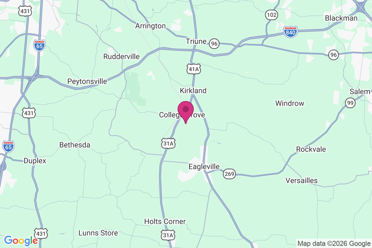 Carte de College Grove