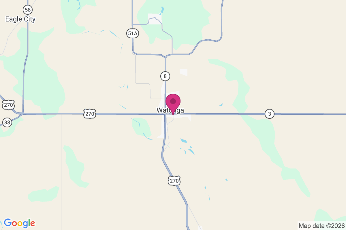 Carte de Watonga