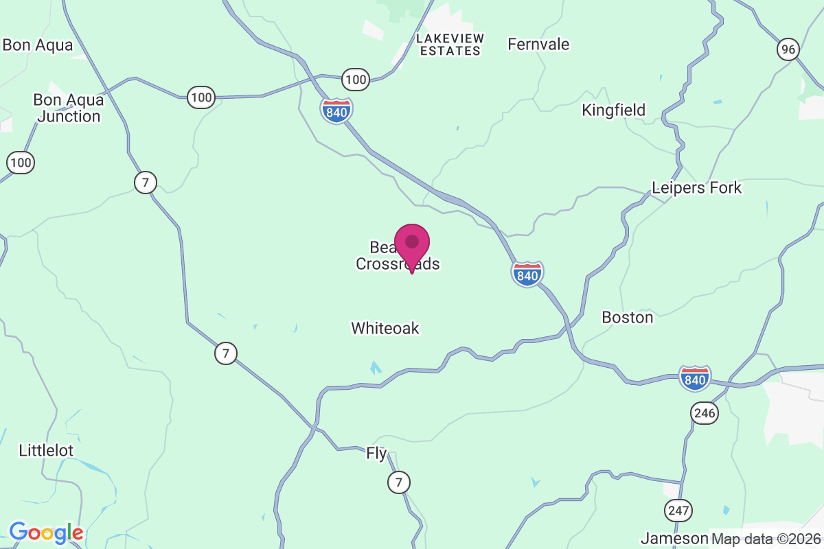 Carte de Beasley Crossroads