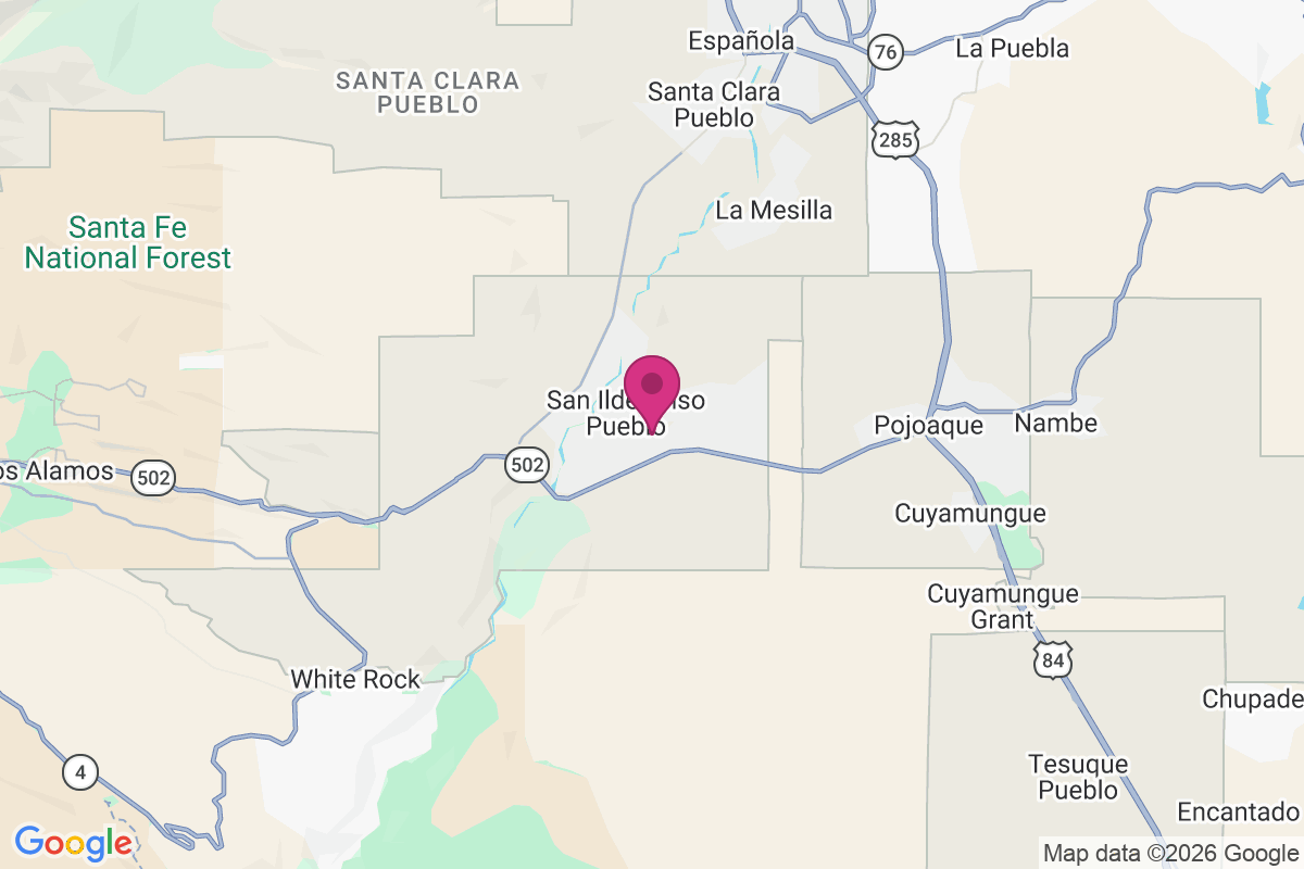 Carte de San Ildefonso Pueblo