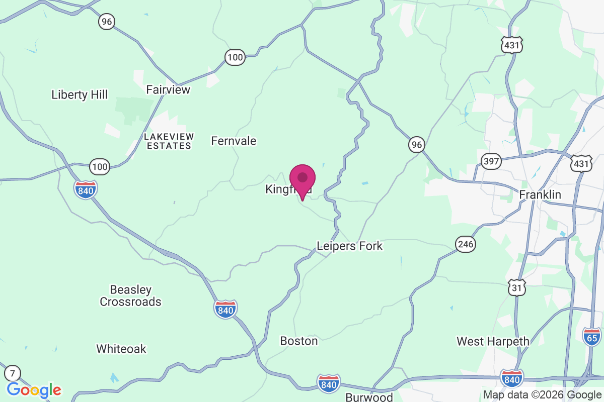 Carte de Kingfield