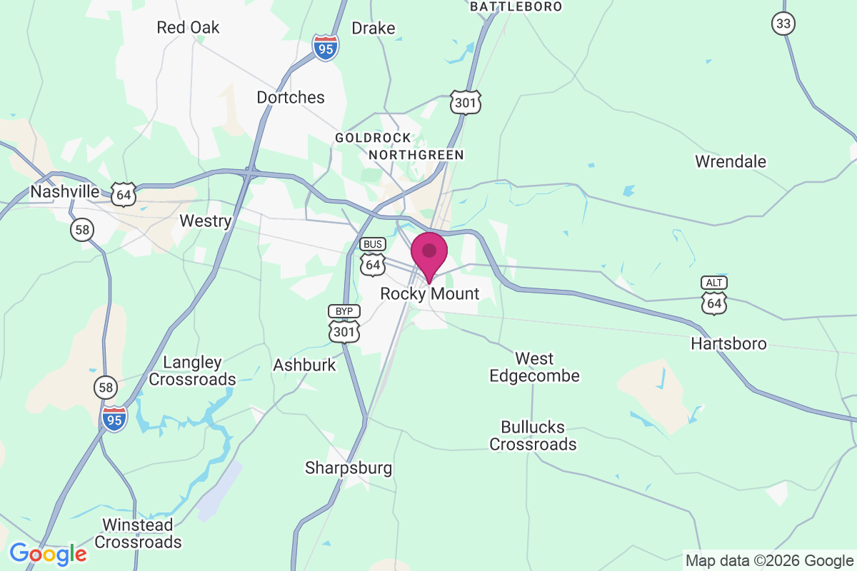 Carte de Rocky Mount