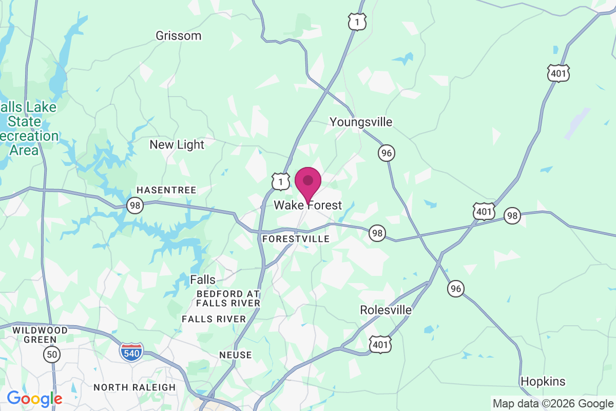 Carte de Wake Forest