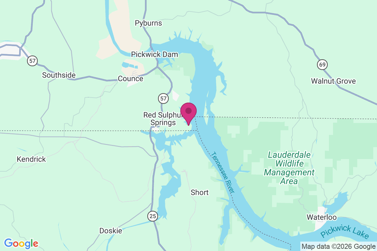 Carte de Caney Hollow