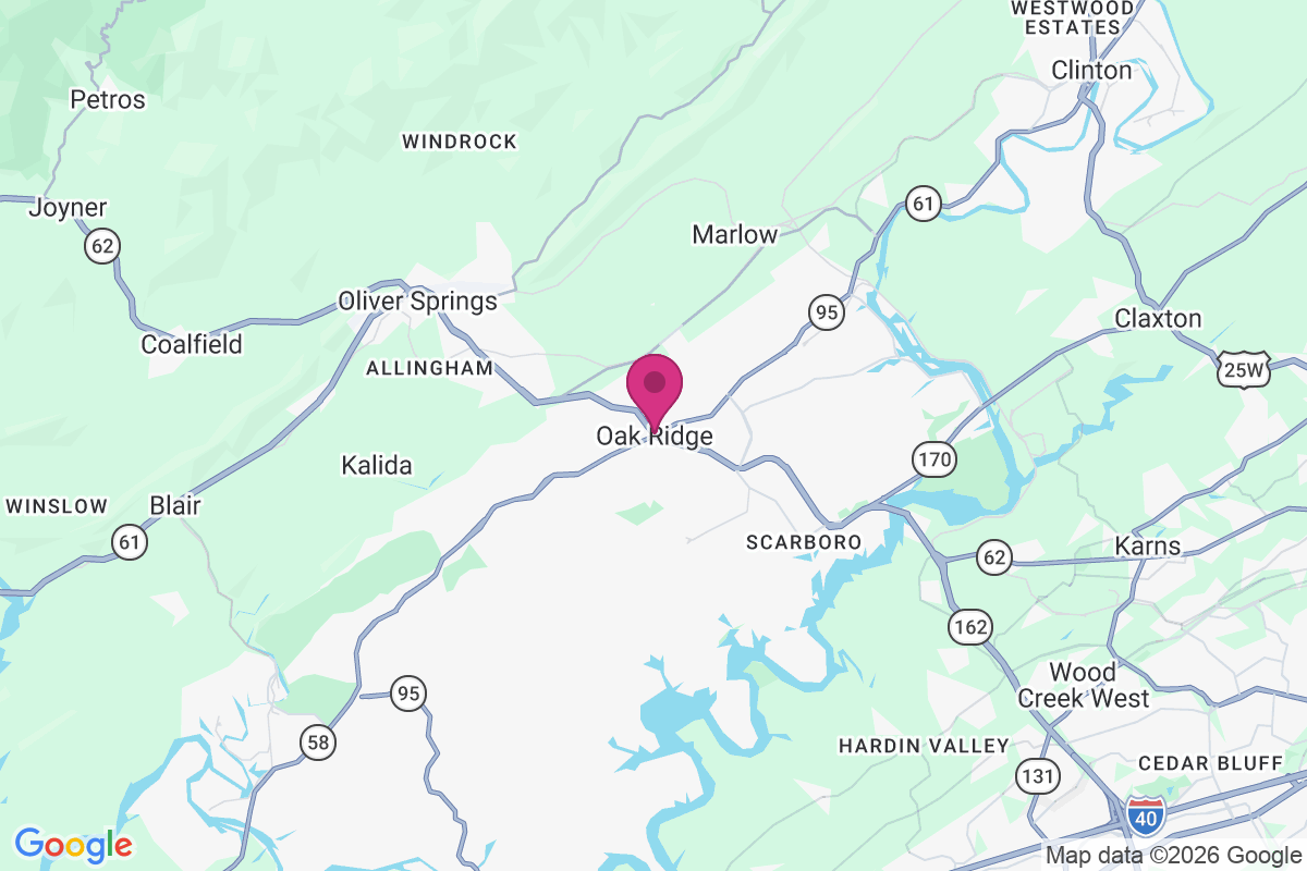 Carte de Oak Ridge