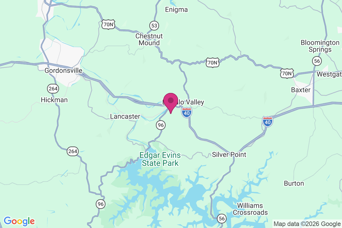 Carte de Caney Fork