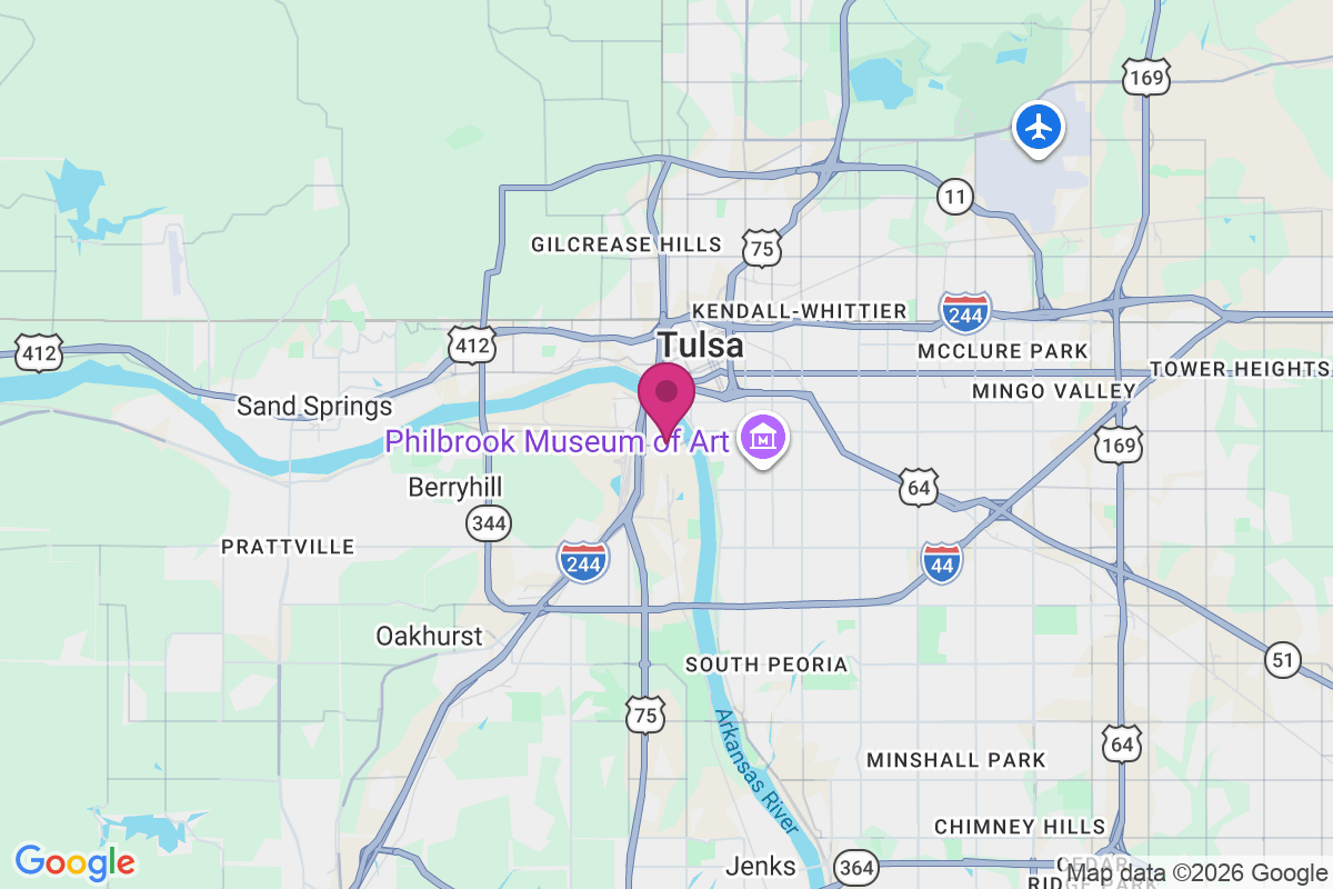 Carte de West Tulsa