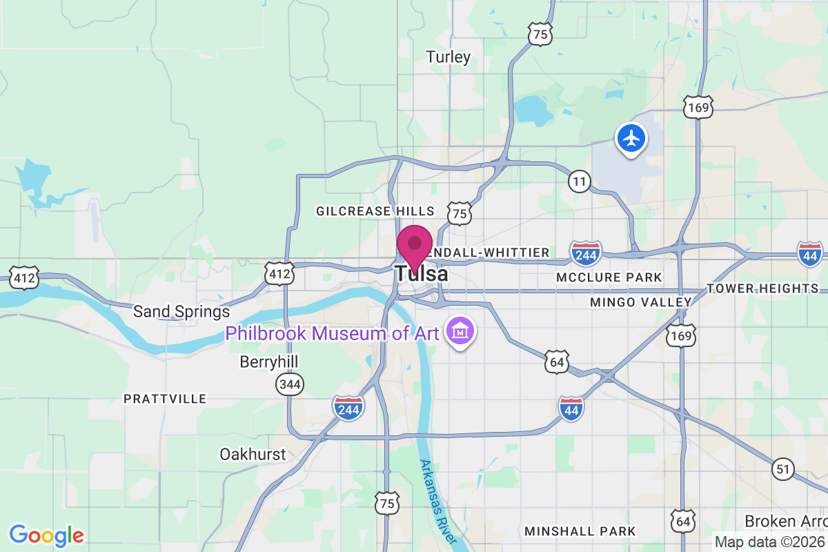 Carte de Tulsa